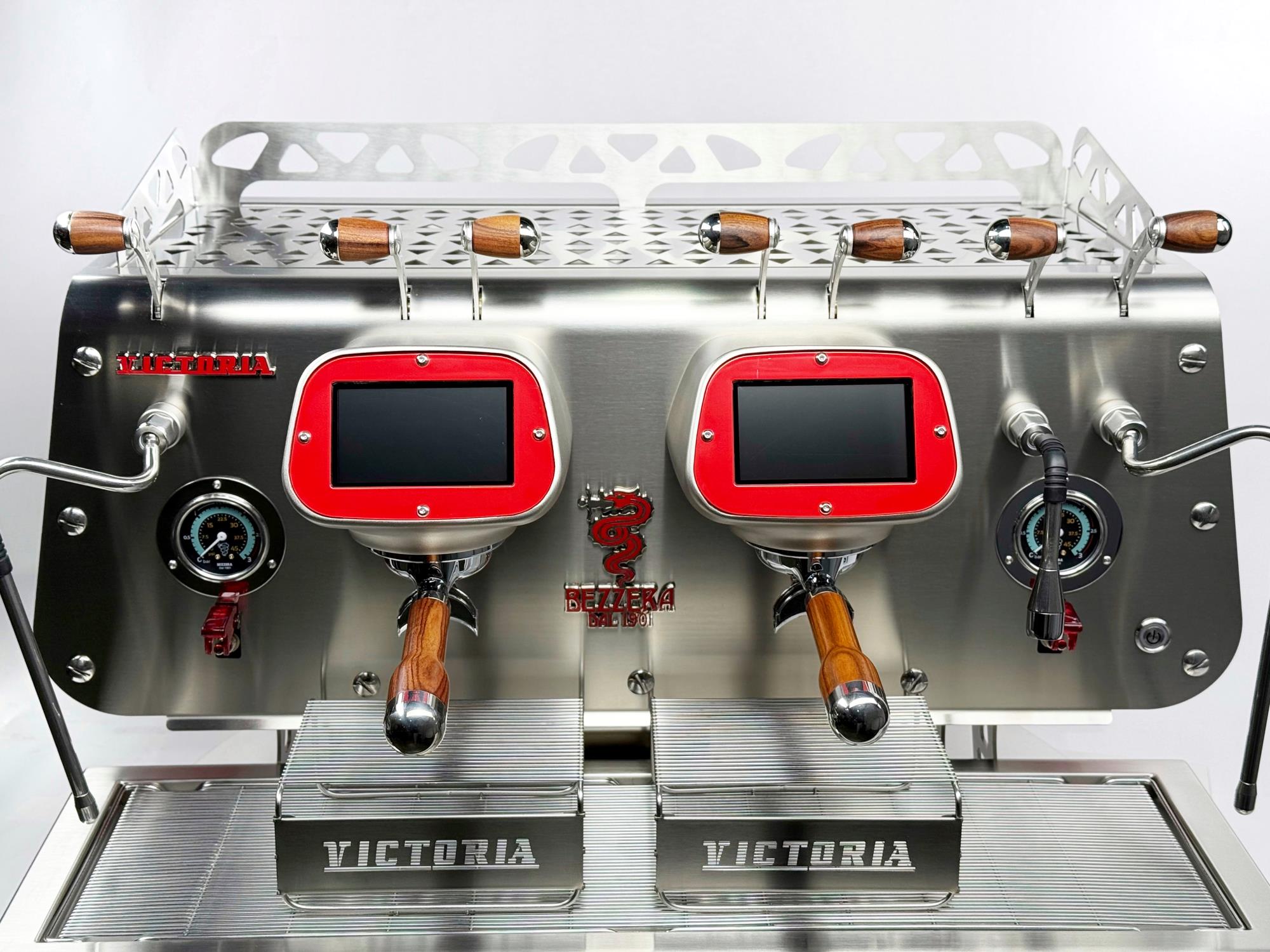 КОФЕМАШИНА АВТОМАТ BEZZERA VICTORIA 2 ГРУППЫ КРАСНАЯ МУЛЬТИФАЗНАЯ