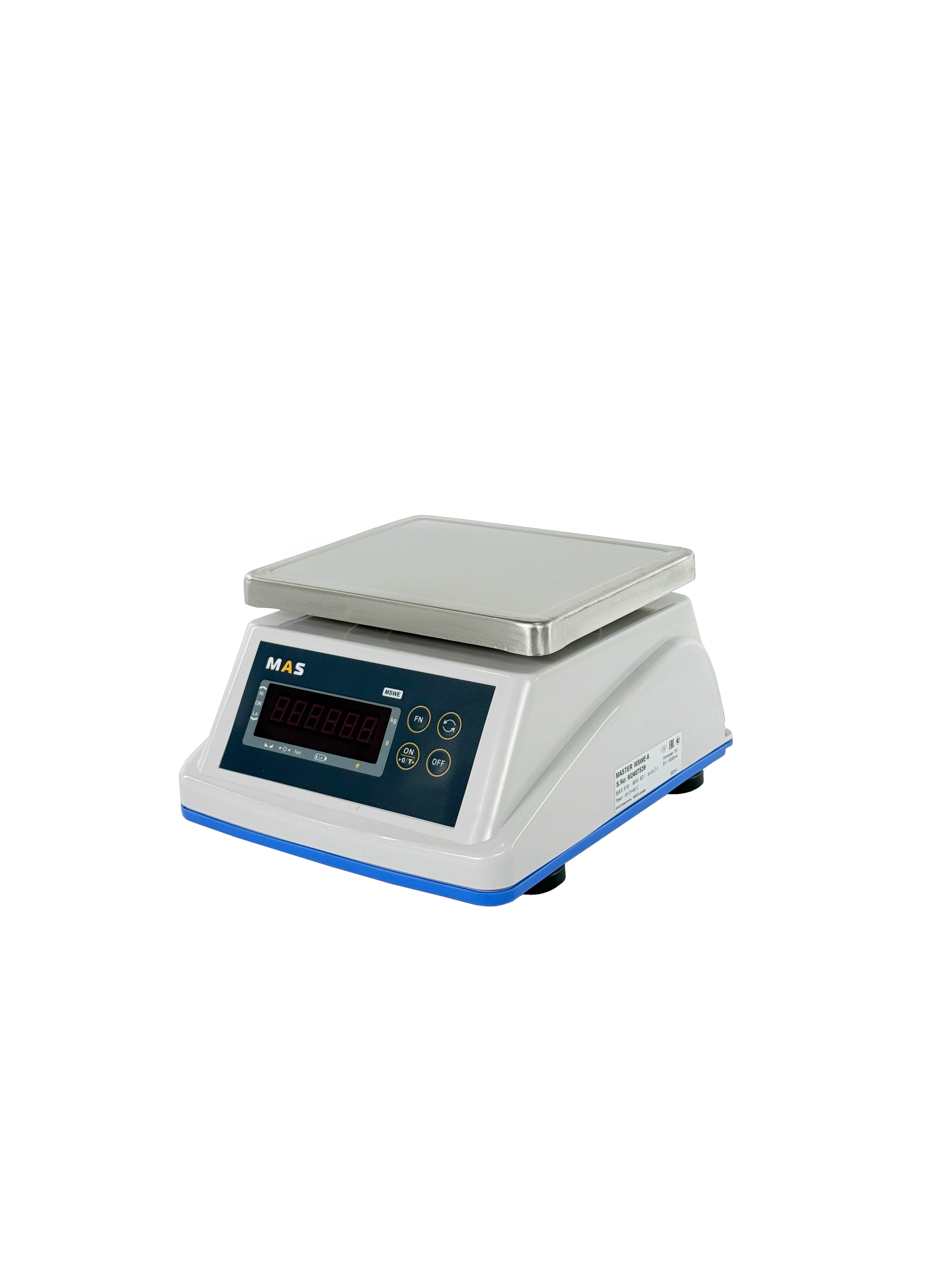 ВЕСЫ ЭЛЕКТРОННЫЕ ПОРЦИОННЫЕ ВЛАГОСТОЙКИЕ MAS MSWE-06