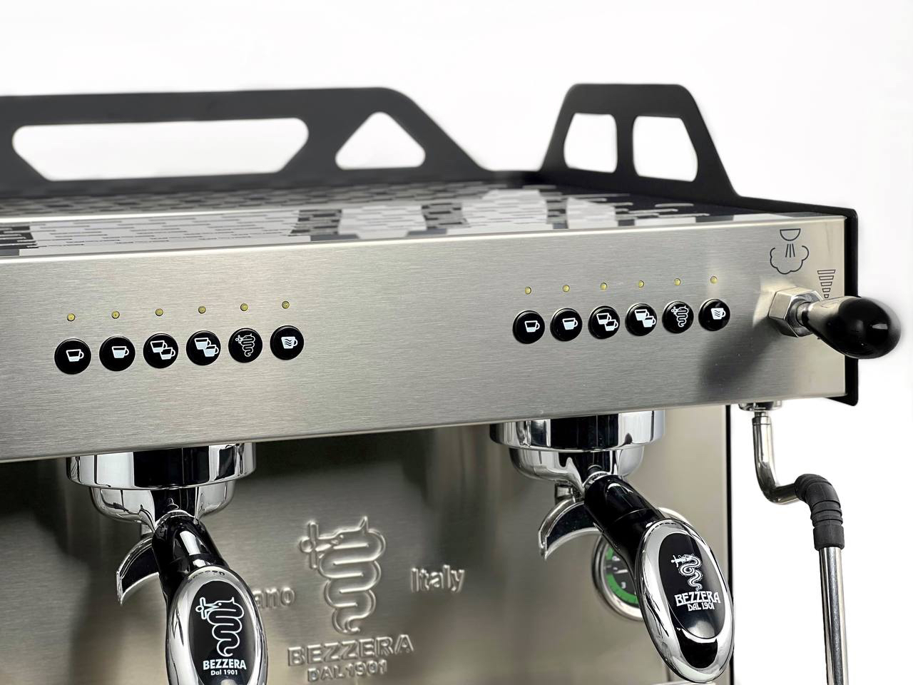 КОФЕМАШИНА АВТОМАТ BEZZERA OTTO DE 2GR COMPACT ЧЕРНАЯ МАТОВАЯ+ЭКОНОМАЙЗ+ПОДСВЕТ МУЛЬТИФАЗНАЯ