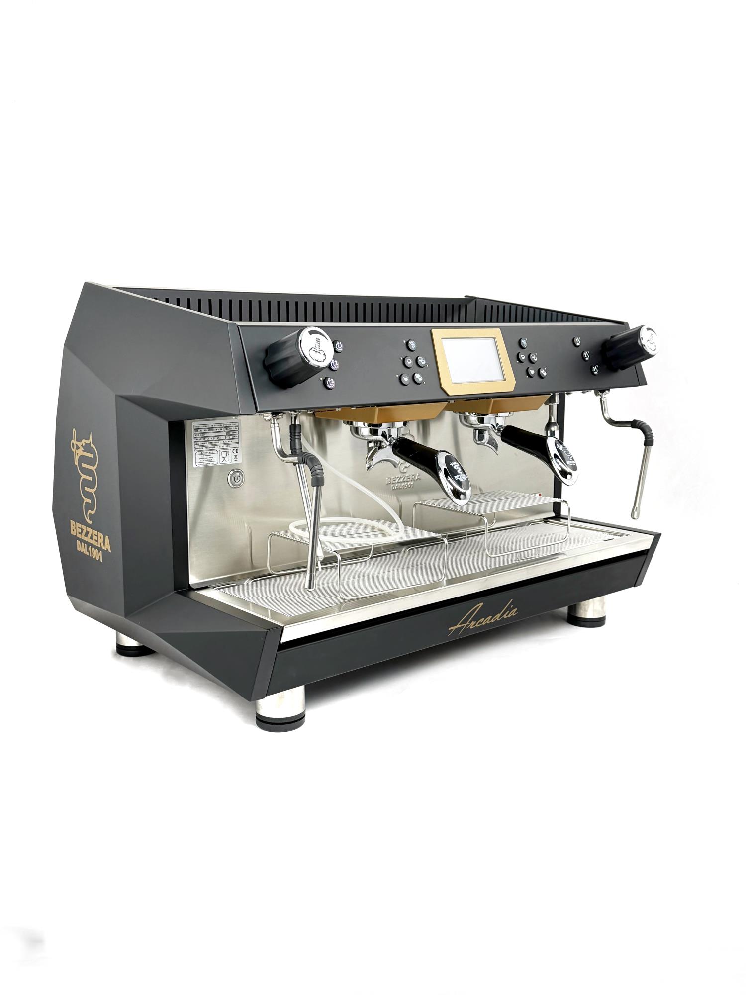 КОФЕМАШИНА АВТОМАТ BEZZERA ARCADIA DE BREWING PROFILE 2GR ЧЕРНАЯ МАТОВАЯ МУЛЬТИФАЗНАЯ